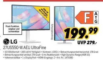 MEDIMAX Lg 27us550-w.aeu ultrafine Angebot