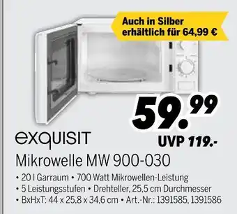 MEDIMAX Exquisit mikrowelle mw 900-030 Angebot