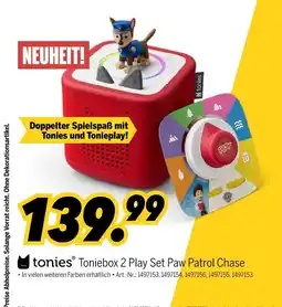 MEDIMAX Tonies toniebox 2 play set paw patrol chase Angebot