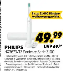 MEDIMAX Philips hx3673/13 sonicare serie 3100 Angebot
