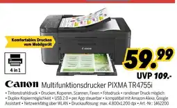 MEDIMAX Canon multifunktionsdrucker pixma tr4755i Angebot