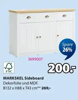 Jysk Sideboard markskel Angebot