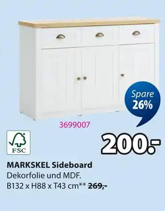 Jysk Sideboard markskel Angebot
