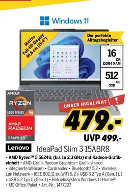 MEDIMAX Lenovo ideapad slim 3 15abr8 Angebot