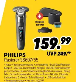 MEDIMAX Philips rasierer s8697/55 Angebot
