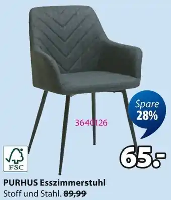 Jysk PURHUS Esszimmerstuhl Angebot