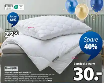 Jysk Dunlopillo kissen Angebot