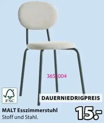Jysk MALT Esszimmerstuhl Angebot