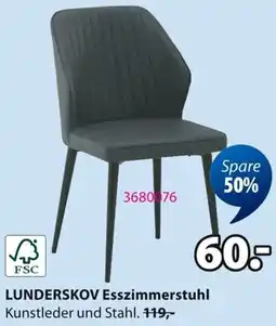 Jysk LUNDERSKOV Esszimmerstuhl Angebot