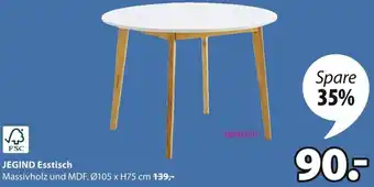Jysk JEGIND Esstisch Angebot