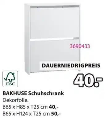 Jysk BAKHUSE Schuhschrank Angebot