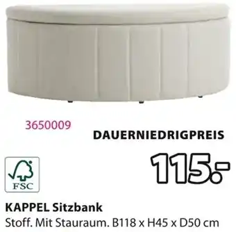 Jysk KAPPEL Sitzbank Angebot