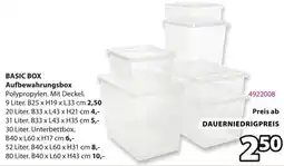 Jysk BASIC BOX Aufbewahrungsbox Angebot