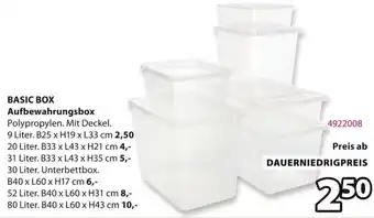 Jysk BASIC BOX Aufbewahrungsbox Angebot