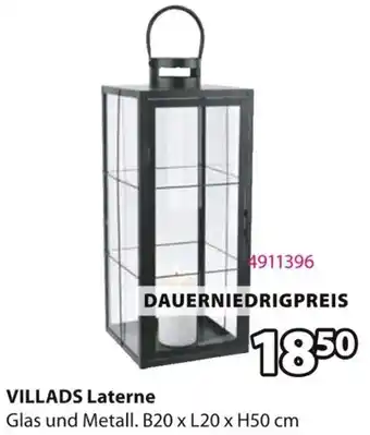 Jysk VILLADS Laterne Angebot