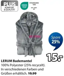 Jysk LERUM Bademantel Angebot