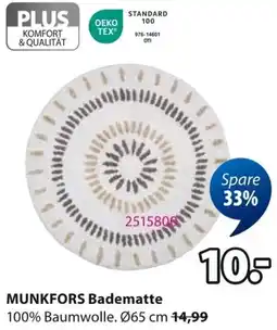 Jysk MUNKFORS Badematte Angebot