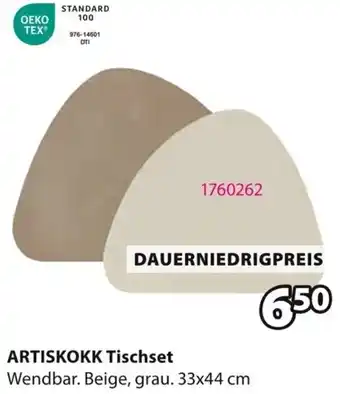 Jysk ARTISKOKK Tischset Angebot