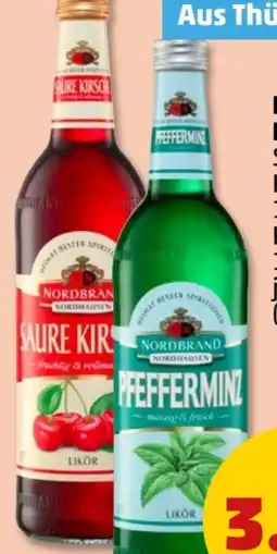 PENNY Nordbrand Nordhausen Pfefferminzlikör Angebot