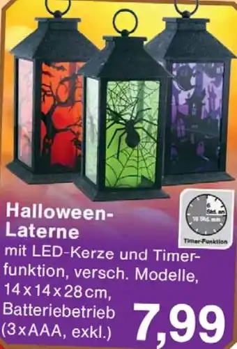 Wiglo Wunderland Halloween- Laterne Angebot
