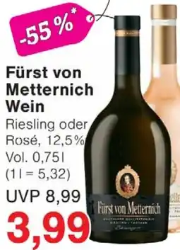 Wiglo Wunderland Fürst von Metternich Wein Angebot