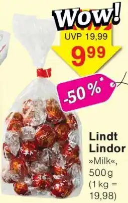 Wiglo Wunderland Lindt Lindor Angebot