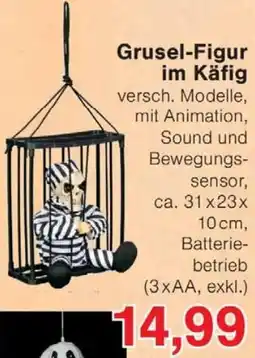 Wiglo Wunderland Grusel-Figur im Käfig Angebot