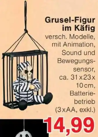 Wiglo Wunderland Grusel-Figur im Käfig Angebot