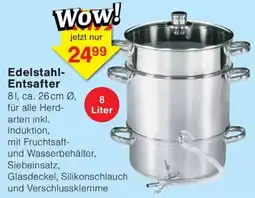 Wiglo Wunderland Edelstahl- Entsafter Angebot