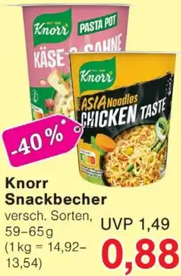 Wiglo Wunderland Knorr Snackbecher Angebot
