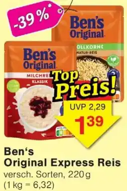 Wiglo Wunderland Ben's Original Express Reis Angebot