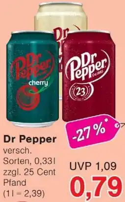 Wiglo Wunderland Dr Pepper Angebot