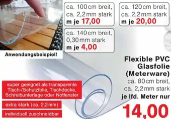 Wiglo Wunderland Flexible PVC Glasfolie (Meterware) Angebot