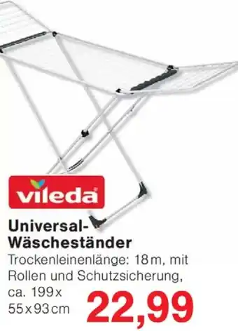 Wiglo Wunderland Vileda Universal- Wäscheständer Angebot