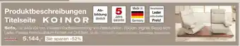 Möbel Inhofer Koinor sofa Angebot