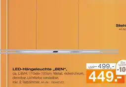 Möbel Inhofer Led-hängeleuchte 'ben' Angebot