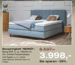 Möbel Inhofer Boxspringbett bergö Angebot