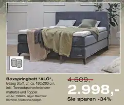 Möbel Inhofer Boxspringbett 'alö' Angebot