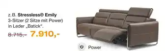 Möbel Inhofer Stressless emily 3-sitzer Angebot
