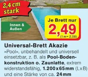 Wiglo Wunderland Universal-Brett Akazie Angebot