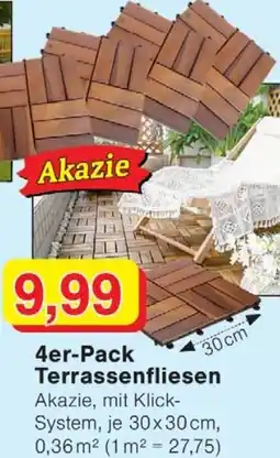 Wiglo Wunderland 4er-Pack Terrassenfliesen Angebot