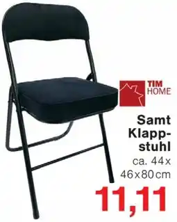 Wiglo Wunderland Samt Klappstuhl Angebot
