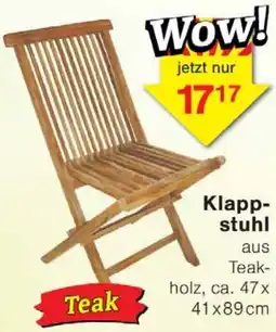 Wiglo Wunderland Klappstuhl Angebot