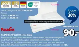 Jysk PARADIES APOLLO Thermodecke Angebot