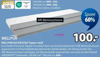 Jysk WELLPUR GULEN GT65 Topper weiẞ Angebot