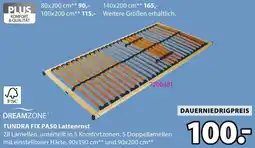 Jysk DREAMZONE TUNDRA FIX PA50 Lattenrost Angebot