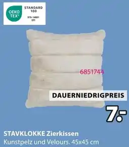 Jysk STAVKLOKKE Zierkissen Angebot