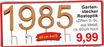 Wiglo Wunderland Gartenstecker Rostoptik Angebot