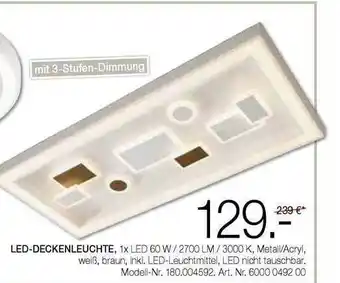 Möbel Heinrich Led Deckenleuchte Angebot