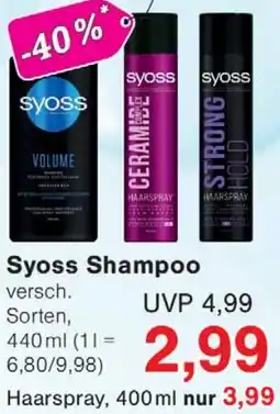 Wiglo Wunderland Syoss Shampoo Angebot